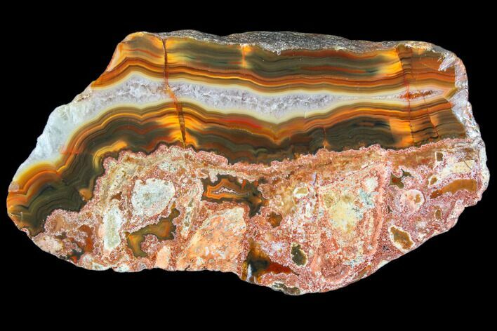 Beautiful Condor Agate From Argentina - Cut/Polished Face #79575